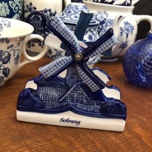 Deft Blue Windmill Napkin Holder